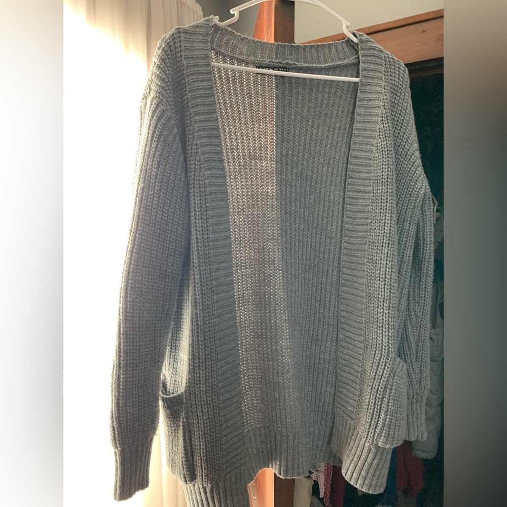 SHEIN gray sweater.